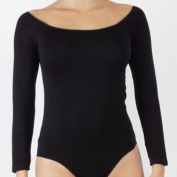 Bodysuit with long sleeves and off shoulder design - Picture 3 of 5